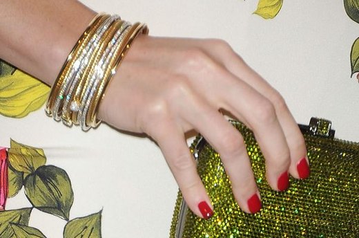 Layered Metallic Bangles