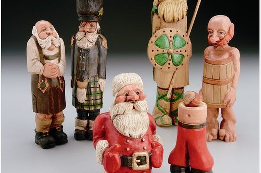 Santa, a German, a Scot, a Viking & a Shy Naked Man