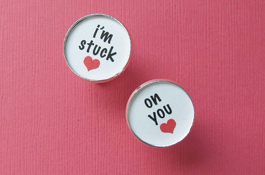 Place Image in Cuff Link