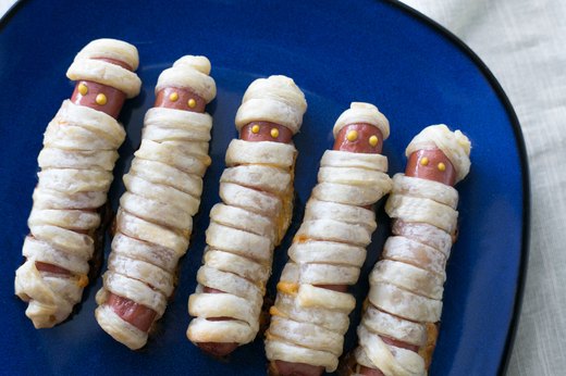 Pigs in a Blanket Mummies