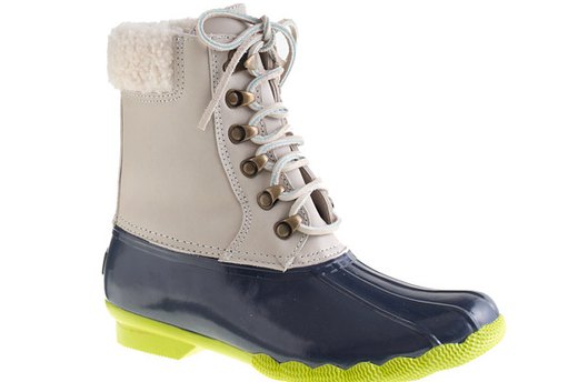 Sperry Top-Sider for J.Crew Leather Shearwater Boots, $150