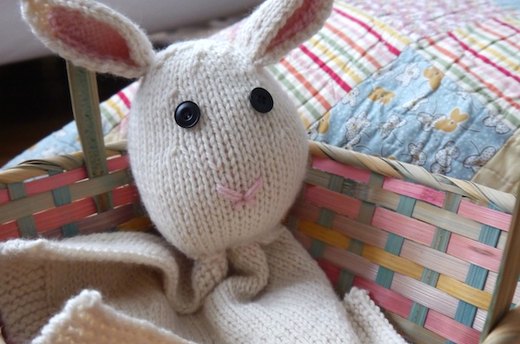 Knitted Bunny Blanket