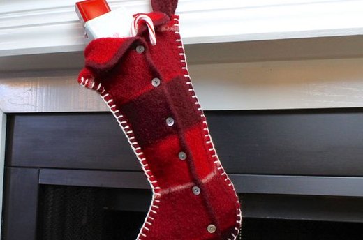 Felted Wool Stocking