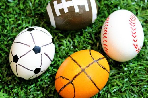 Sports-Themed Eggs