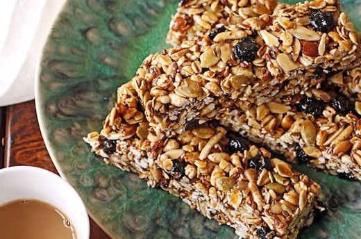 Blueberry Pumpkin Seed Energy Bars