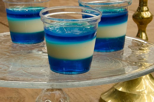Hanukkah Jelly Shots