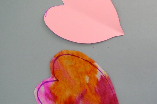 Cut Out a Coffee Filter Heart