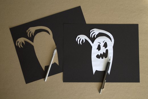 Trace and Cut Out the Shadow Puppet