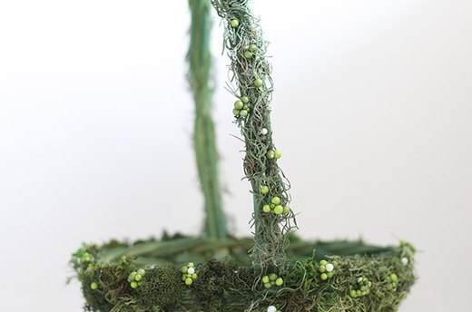 Natural Foliage Easter Basket