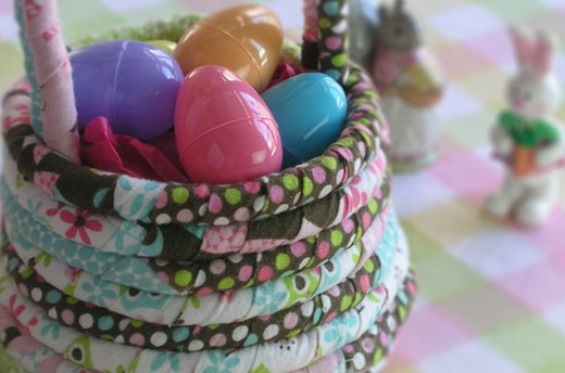 Fabric Rope Easter Basket