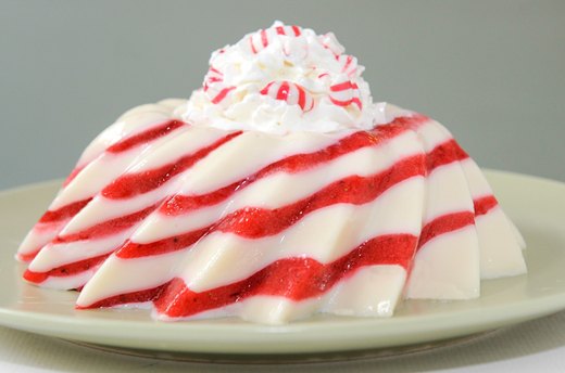Gourmet Candy Cane Gelatin
