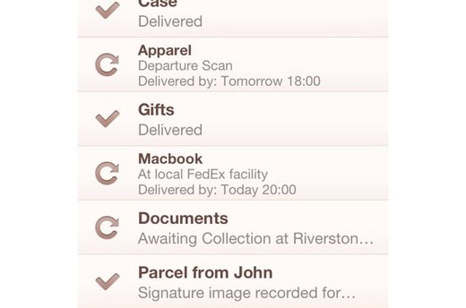 Parcel (iOS; free to $1.99 per year)