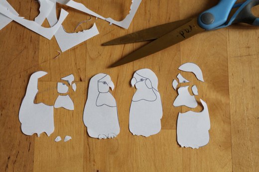 Cut Out the Paper Patterns