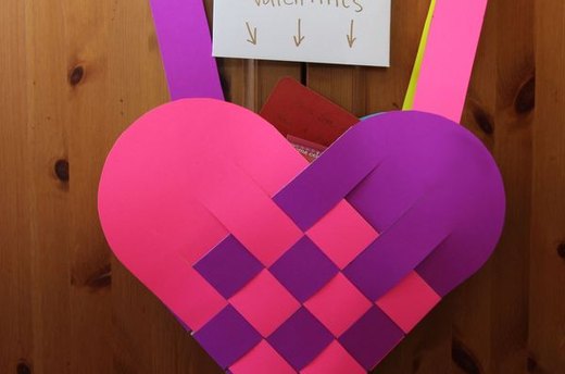 Woven Heart Bag