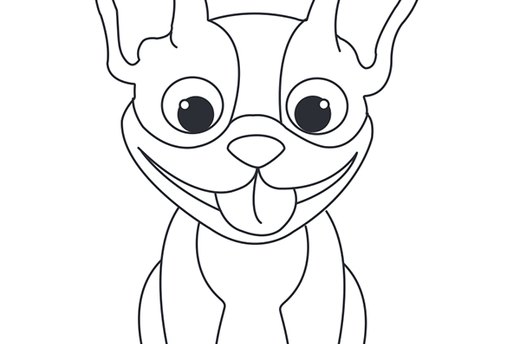 Boston Terrier Template