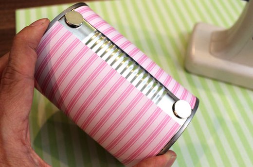Steel Panel Idea #3: Magnetic Storage Tins