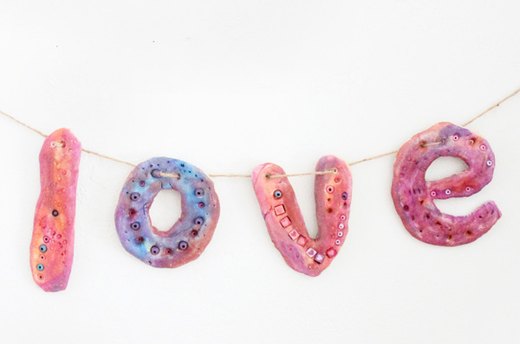 Salt Dough Love Banner