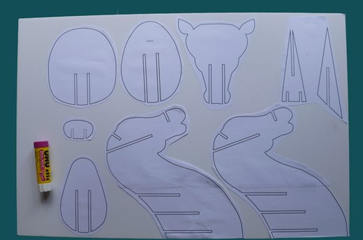 Layout the pattern