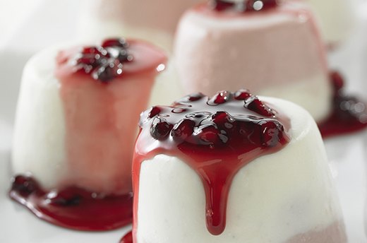 Pomegranna Cotta