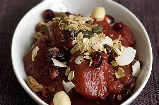 Poached With Pomegranates