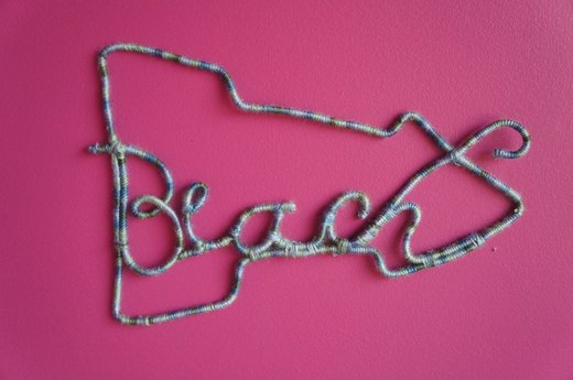 How to Make Yarn Wrapped Words