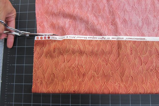 Trim Fabric to Width