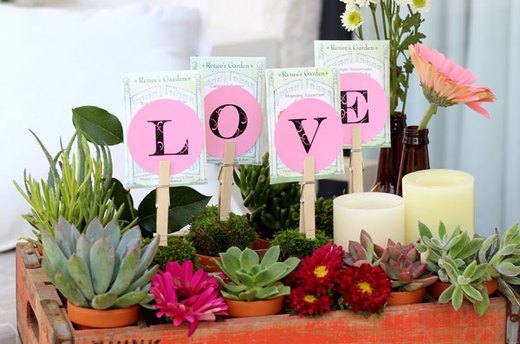 DIY Soda Crate Flower Arrangement