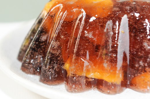 Pomegranate Champagne Punch Gelatin