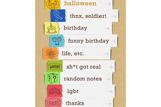 JustWink Greeting Cards (iOS, Android, Windows Phone; free)