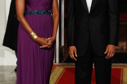 One-Shoulder Gown + Toned Arms