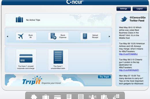 Concur (iOS, Android, BlackBerry; subscription required)