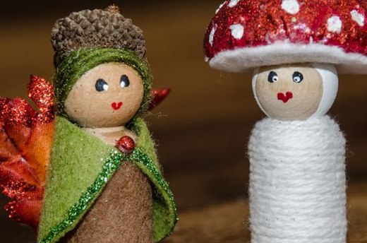 Woodland Fairy Doll Ornament