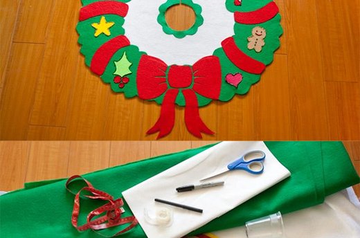 Get Crafty: Christmas Tree Skirt