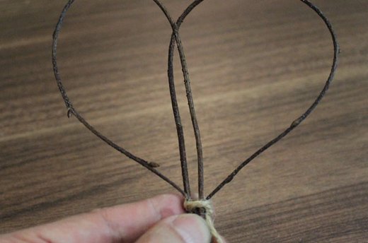 Making Twig Hearts