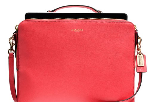 Coach iPad Crossbody in Saffiano Leather