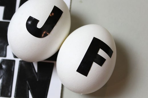 Monogram Eggs