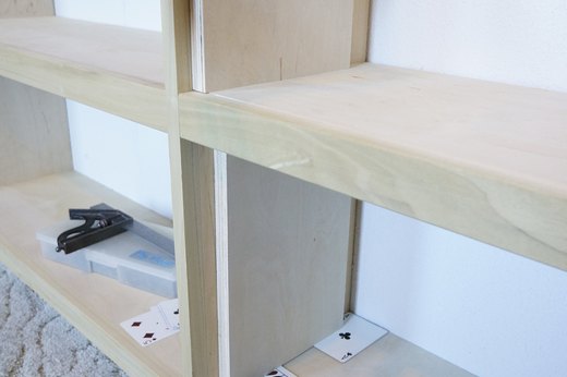 Install Middle Shelves