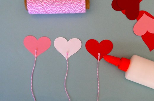 Make the Balloons Using a Heart Punch