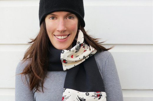 Scrappy Upcycled Scarf