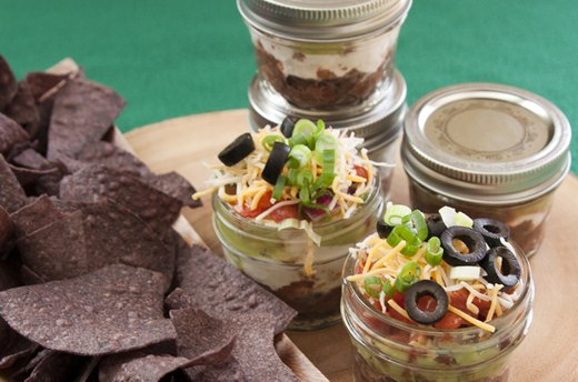 Personal-Sized Seven Layer Dip