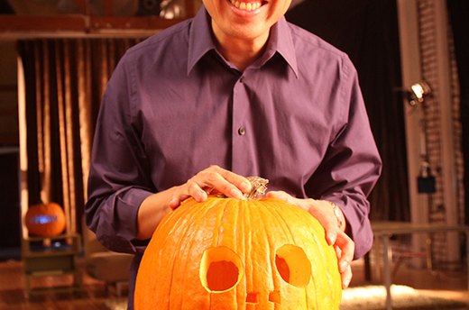 How to Carve a Pumpkin Using a Template