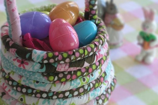 Fabric Rope Easter Basket