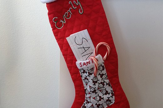 How to Make a Letter to Santa Christmas Stocking