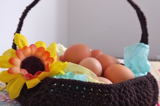 Knitted Easter Basket