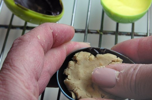Fill the Centers with Peanut Butter