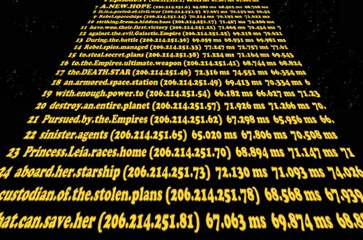 Star Wars Traceroute