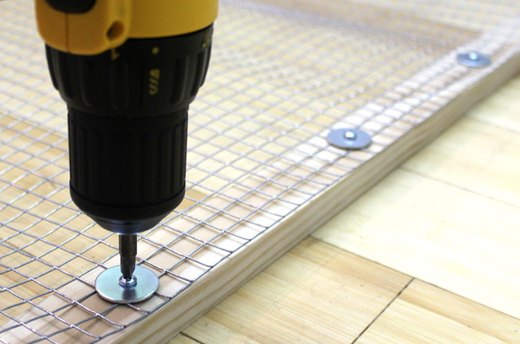 Attach Chicken Wire to the Wood