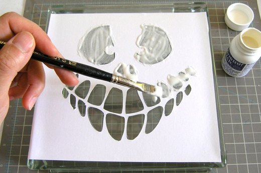 Apply Etching Cream