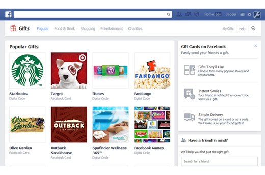 Facebook Gifts