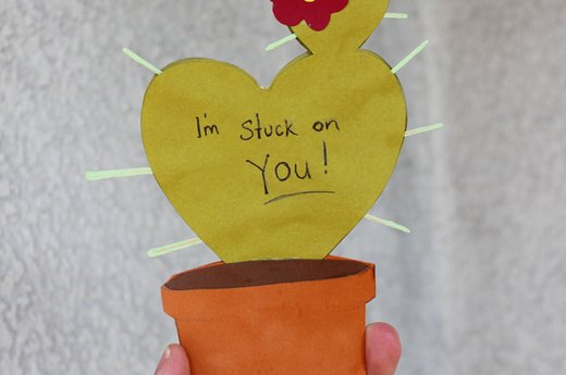 Stuck on You Valentine's Day Card